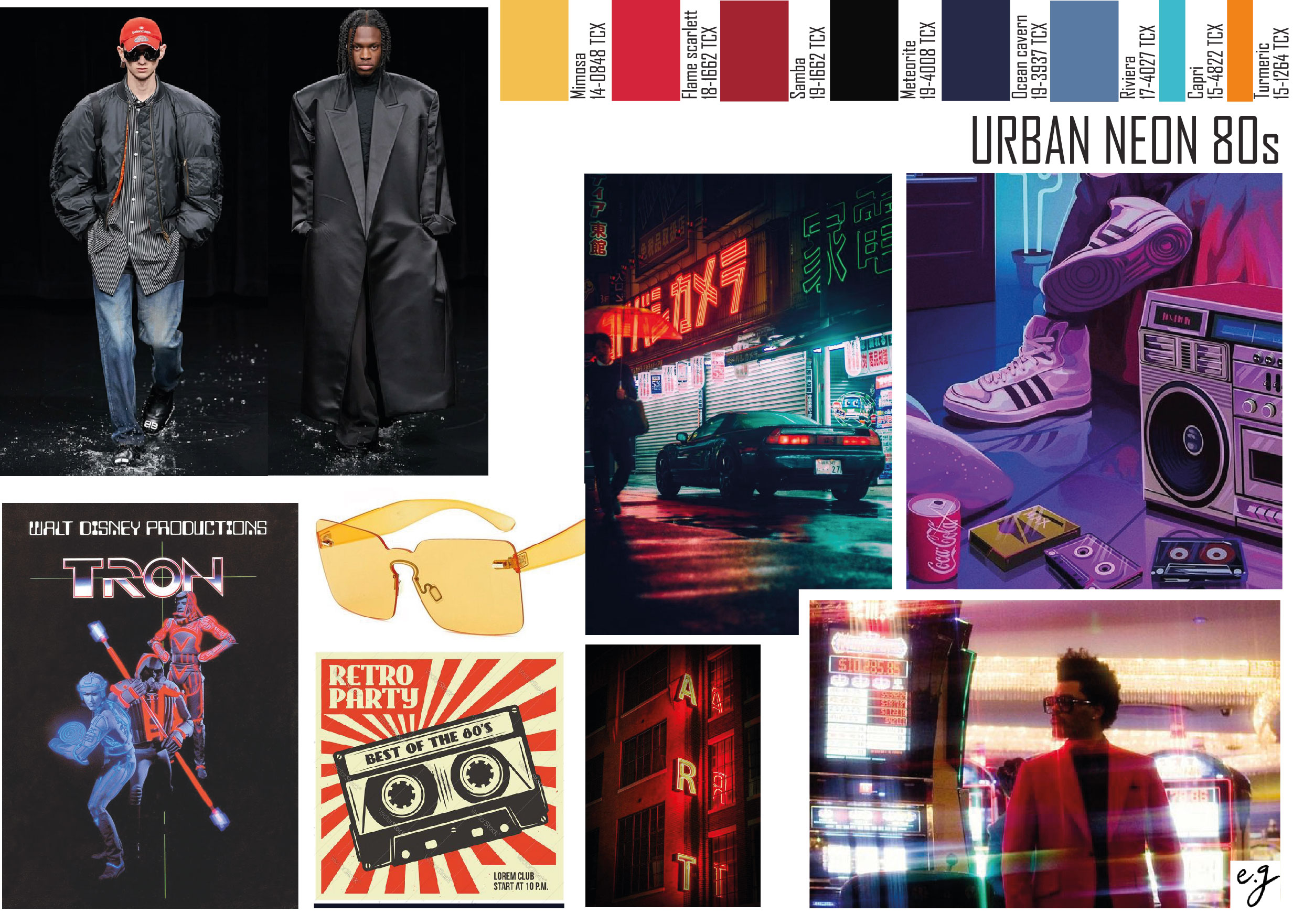 URBAN NEON MOODBOARD