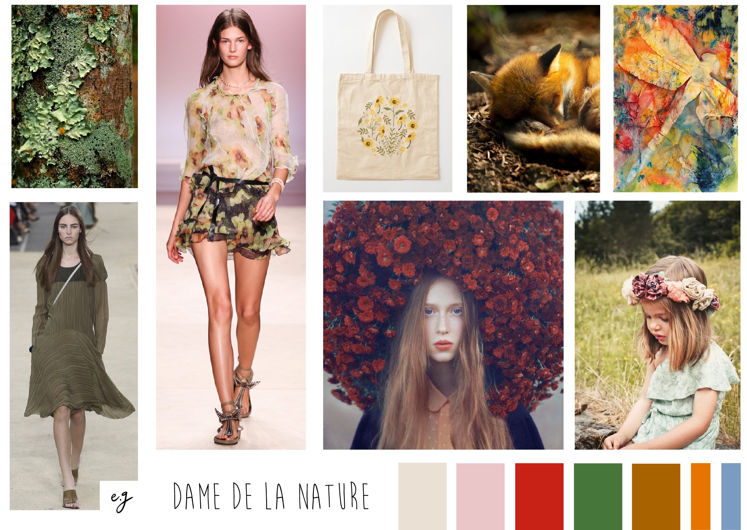 DAME DE LA NATURE MOODBOARD